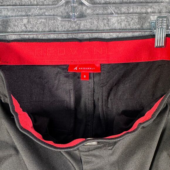 Redvanly Shorts Mens Size Small Black Chino 9" Inseam Golf Performance Pull On - Picture 6 of 8